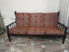 wooden 5 seater sofa set