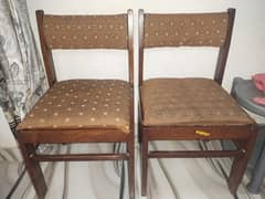 pure wooden chairs for urgent sale