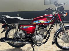 CG 125 breand new condition good loking moter bike