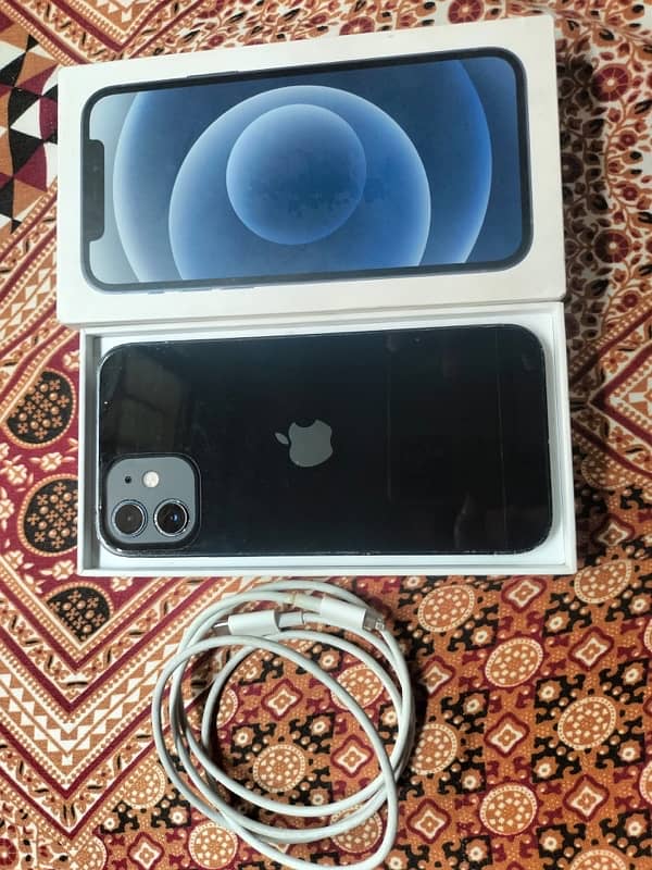 iphone 12 128gb factory unlock with box and data cable 4