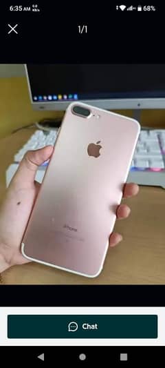 iphone 7 plus stroge 128 GB PTA approved 0342=7588=638 My Whatsapp