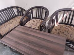 sofa set with table