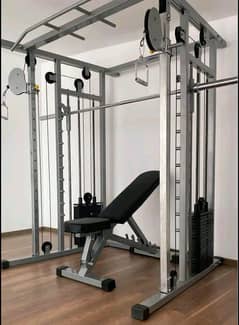 Functional trainer with smith