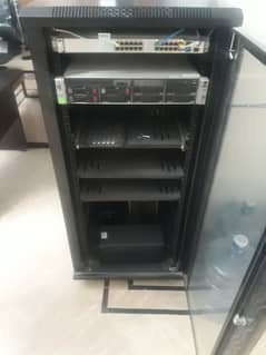 SWITCH,  SERVER,  UPS,  &  27U RACK