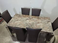 6 Seater dining table/wooden dining table/luxury dining/furniture