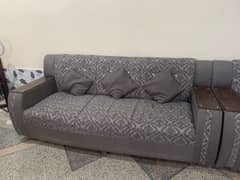 5 seater sofa set / & 2 single bed