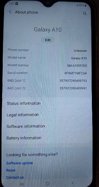 Samsung a10 non pta 4