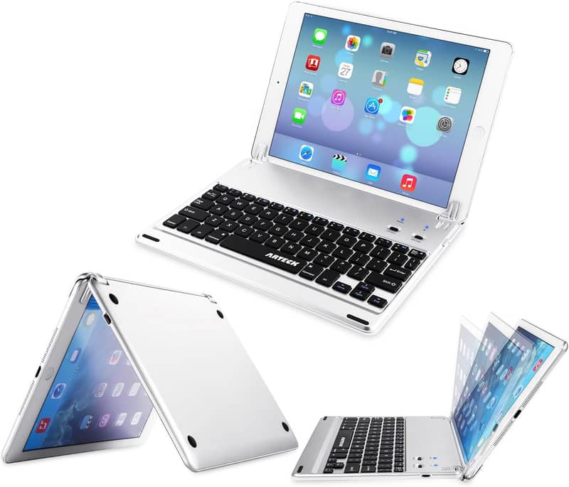 Premium aluminum keyboard with folio offers exceptional convenience 10