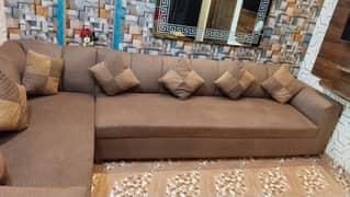 L shaped 7 seator sofa