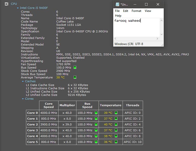 i5 9400f Gigabyte B365m Corsair 32gb WD 500gb HX850 MSI 5700xt 4tb hdd 11