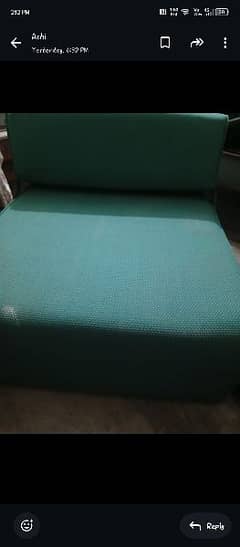 Sofa combed foam 2 sofa ha