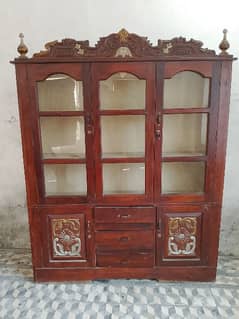 3 Door Wooden Cupboard