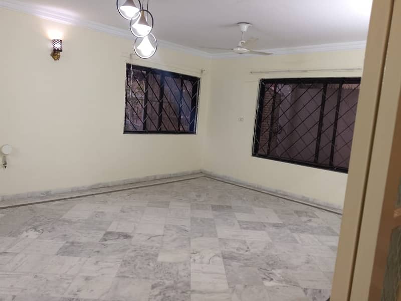 F11 Lower portion for rent 3bedroom with attached bathroom TV lounge kitchen 1