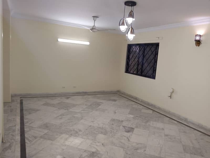 F11 Lower portion for rent 3bedroom with attached bathroom TV lounge kitchen 4