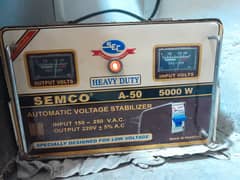 SEMCO A-50 Heavy Duty 5000W Stabilizer for sale