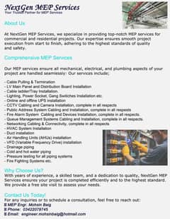 Your Reliable Solution for Complete MEP Project Execution