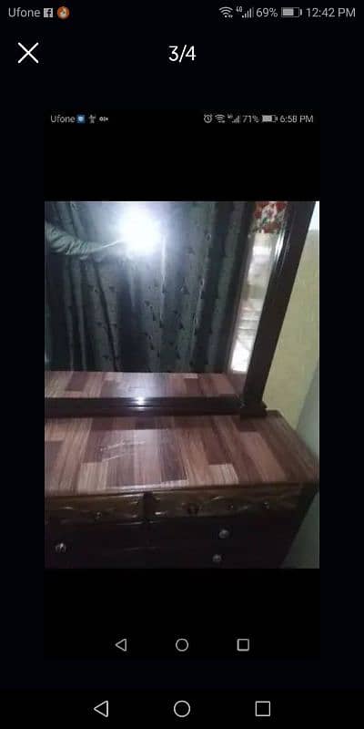 pure wooden dressing table for sale 0