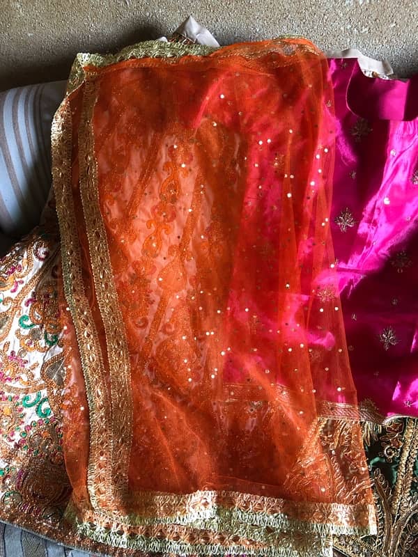 Lengha with shirt and duppatta 9