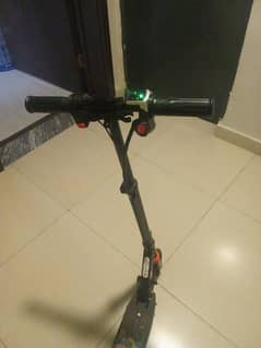 Electric scooty black colour