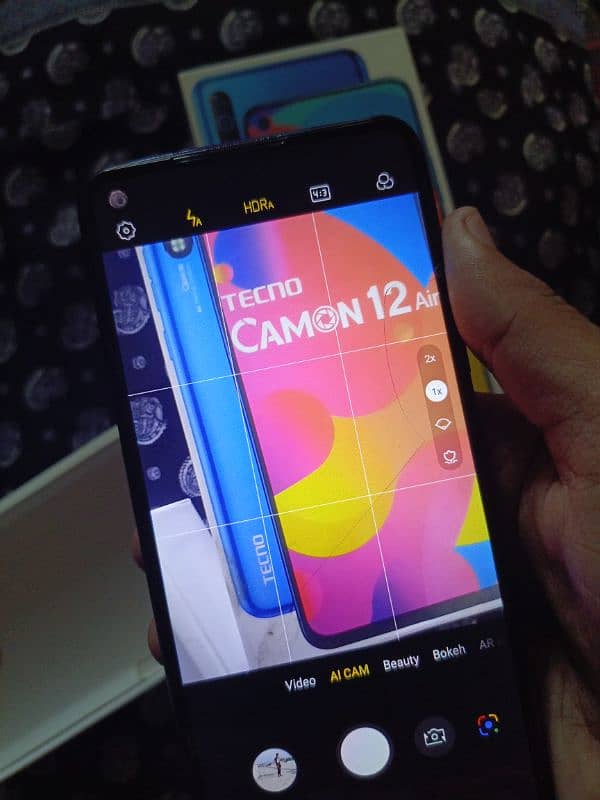 Techno Camon 12 Air 4/64 With Box Charger 4