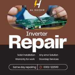 Solar inverter repairing services/Ups/ac card/solar panel /pcb/repair