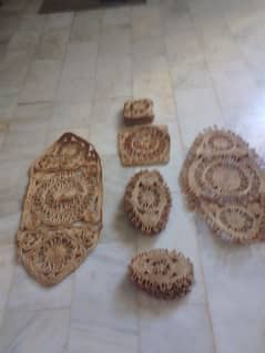 Jute mat set