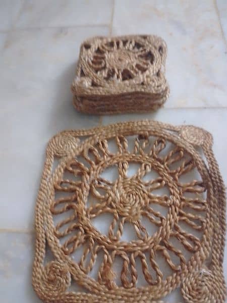 Jute mat set 1