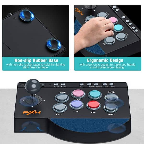 PXN 0082 Arcade Stick for Xbox Series X/ PS3 / PS4 / Switch/Window PC 5