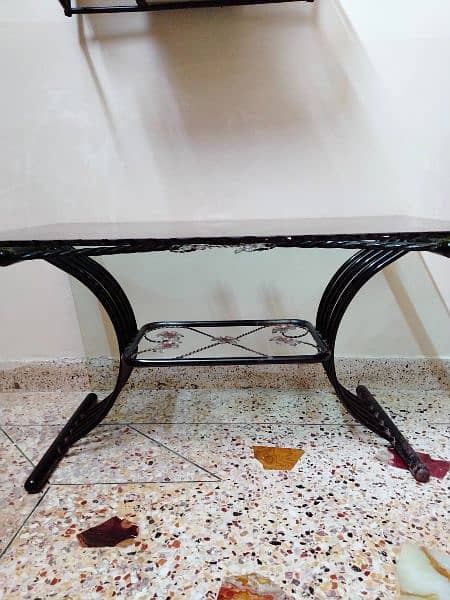 Glass table available for sell just 2 months use this table 2