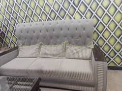 White sofa set