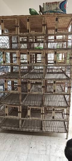 12 Portion Wooden Cage