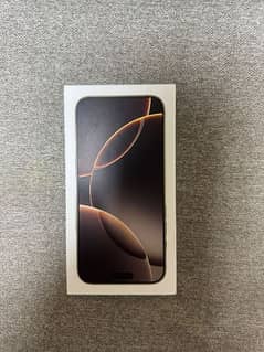 i phone 16 promax desert titanium 256 gb   TRDA