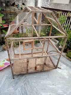 wooden cage