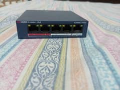 Ethernet Switch/POE SWITCH 4 CHANNEL HIKVISION