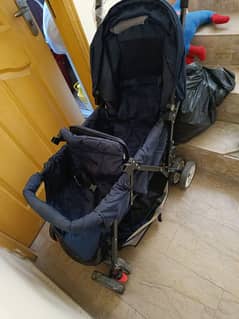 twin pram/stroller