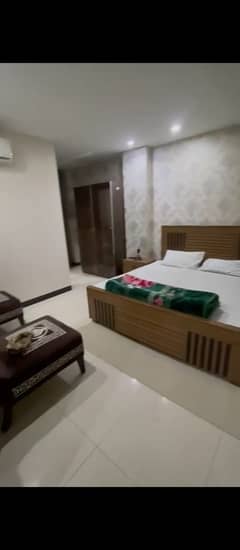 1BED FURNISHED APORTMENT IS AVAILABLE FOR RENT IN SECTOR C BAHRIA TOWN LAHORE