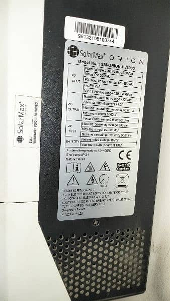 Solarmax Orion PV6000 On Grid Inverter 2