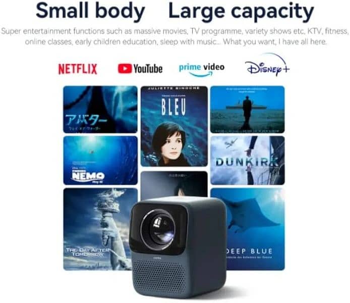 Wanbo T2 max 1080p Android projector 3