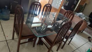 sheesham wood dining table excellent condition