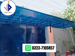 Fiber glass door/ parking shed/ fiberglass work / fiber sheet