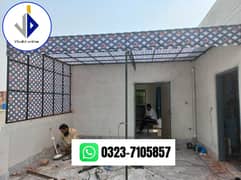 Canopy/ car parking shed/ fiberglass work / fiber sheet/ Fiber shades