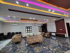 2Kanal Brand new semi furnished double basement with ground and upper(4floor) house for rent