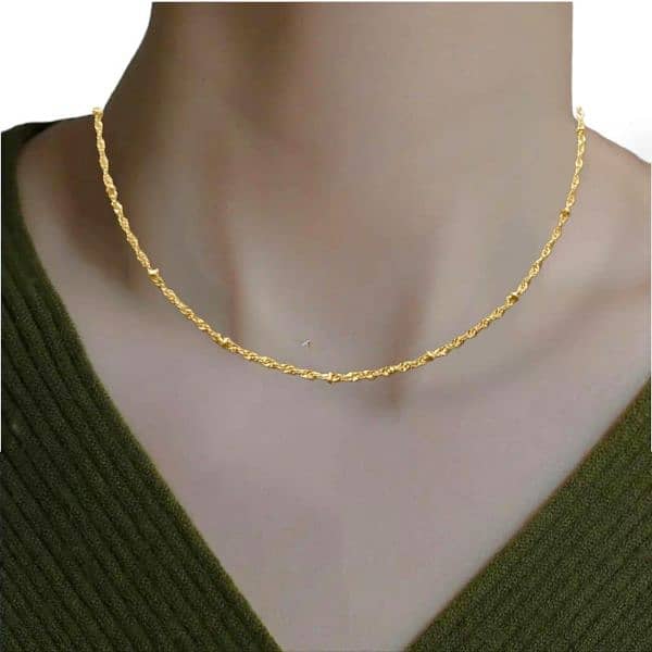 Luxury Necklace chain(Gold Plated) 2