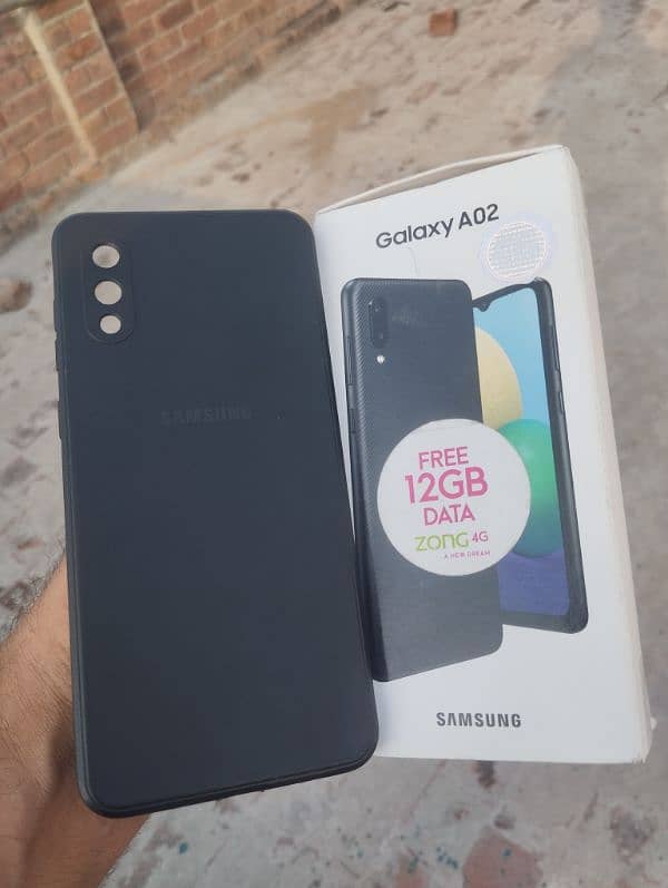 Galaxy A02 New Condition With Box 3/32 8