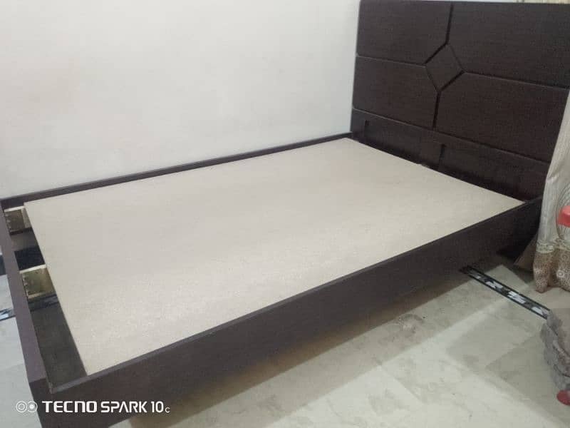 Bed for sale with mattress 1