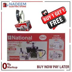 National Food Factory 13- in 1 PNFP-3076 1000 Watts AND ( NATIONAL IR 0