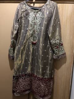 new fancy dress shirt and dupatta