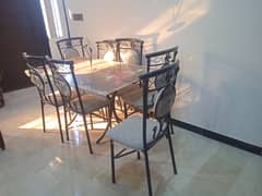 Dining table with chairs