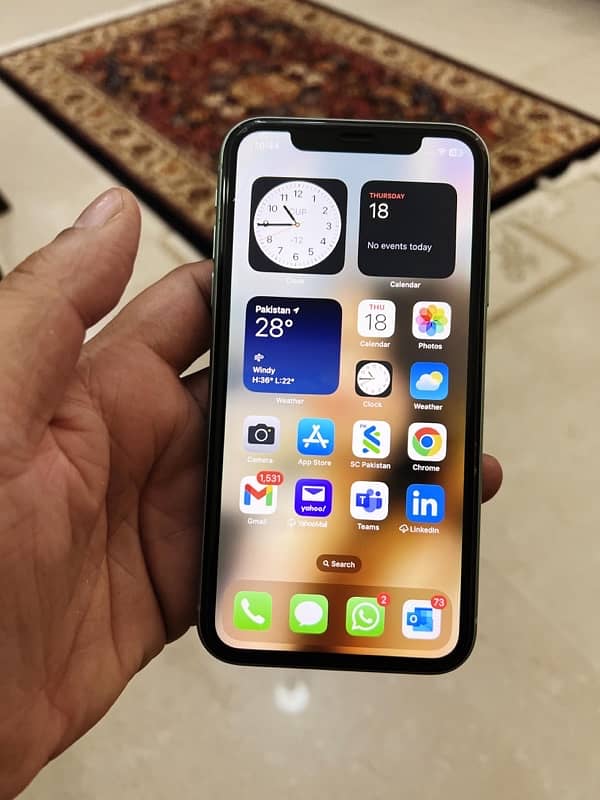 Iphone 11 64 Gb PTA approved 10/10 only kit 7