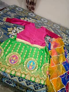 3pc Lehnga set and 2pc frock